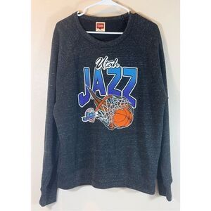 Homage Vintage Utah Jazz NBA Pullover Sweatshirt Men's Large